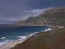 Clouds, mountains, sea